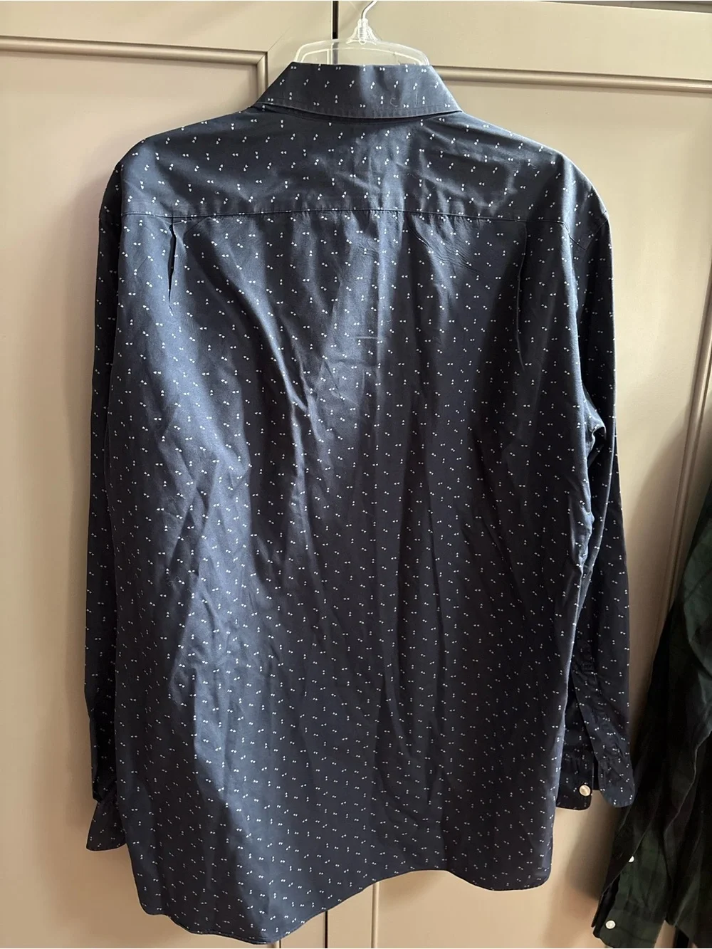 J. Crew Green and Navy Button-Down Shirts (2) size large